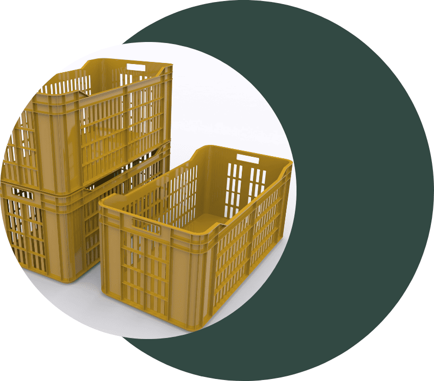 HDPE (PEHD) - crates and pallets