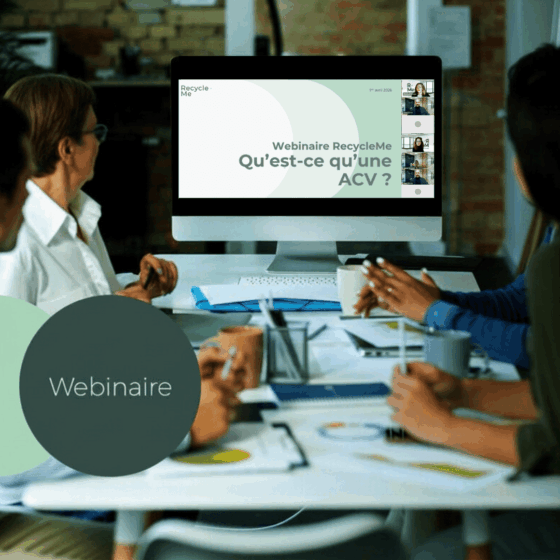 webinaire RecycleMe sur l'ACV